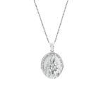 STERLING SILVER OUR LADY OF MT. CARMEL NECKLACE